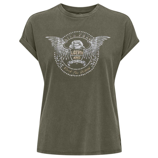 Only Γυναικεία κοντομάνικη μπλούζα Only Γυναικεία κοντομάνικη μπλούζα